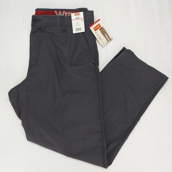 Wrangler Outdoor Rugged Utility Pant Mens Straight Leg Gray Blue 40x30 - Picture 1 of 10
